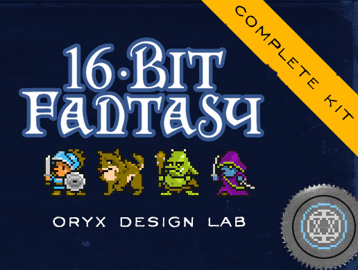 16-Bit Fantasy Sprite Set – Free Download