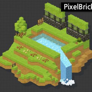 2D Dot PixelBrick Tile Parkage – Free Download