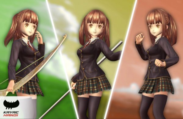 Anime High School Girl – Free Download