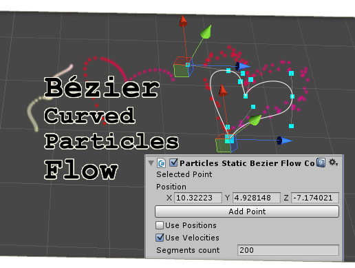 Bezier curved particles flow editor – Free Download