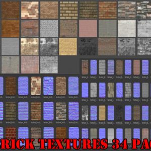 Brick Textures 34 Pack – Free Download