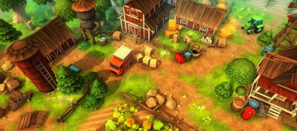 Cartoon Town and Farm – Free Download