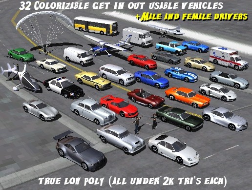 Get In Out Vehicle Collection – Free Download