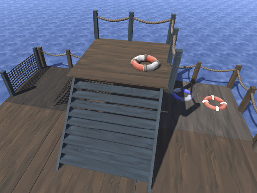 Hand Painted modular dock pier – Free Download
