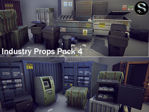 Industry Props Pack 4 – Free Download