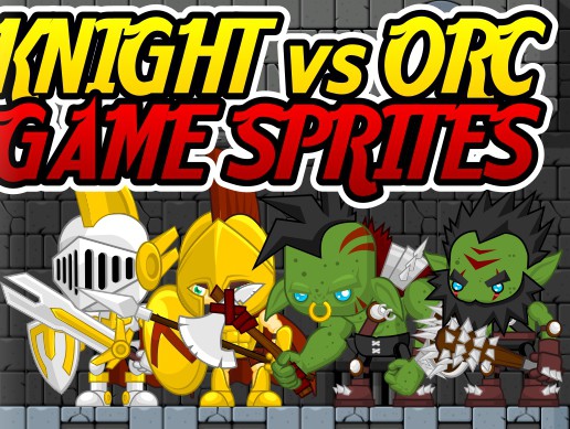 Knight vs Orc – Game Sprites – Free Download