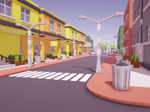 Low Poly City Asset – Free Download
