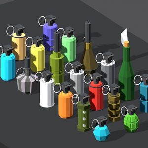 Low Poly Grenades – Free Download
