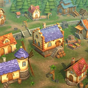 Lowpoly Township Set – Free Download