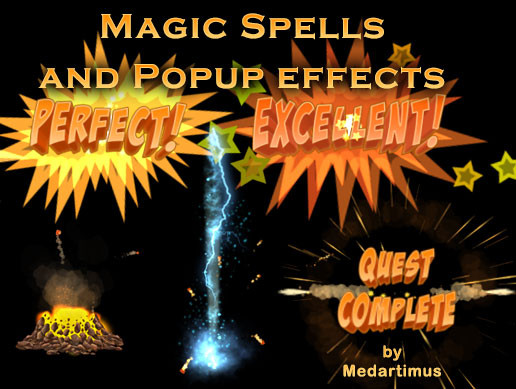 Magic Spells and Popup effects – Free Download