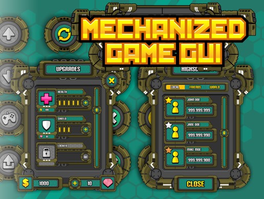 Mechanized Game GUI – Free Download