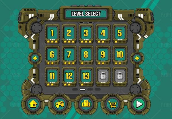 Mechanized Game GUI – Free Download