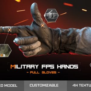 Military FPS Hands: Full gloves – Free Download