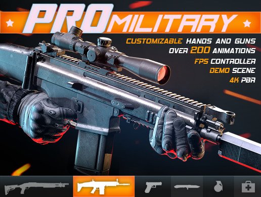 PRO Military Customizable FPS Character – Free Download