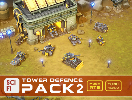 SCIFI Tower Defense Pack 2 – Free Download