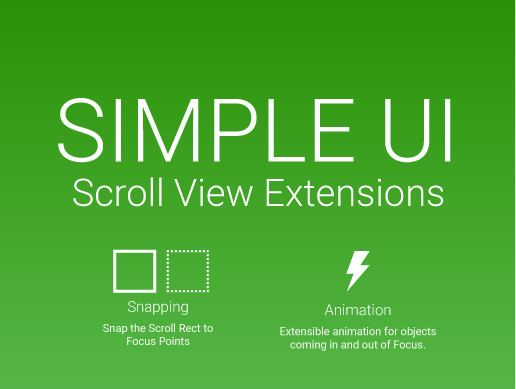Simple UI – Scroll View Extensions – Free Download