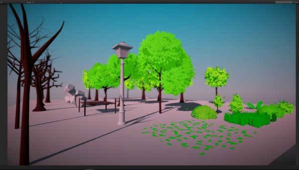 Stylized Low-Poly Nature – Free Download