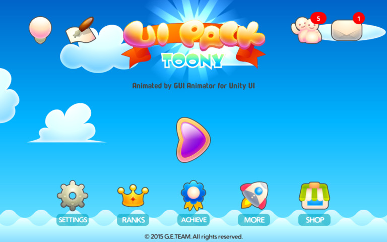 UI Pack Toony PRO - Free Download | Get It For Free At Unity Assets FREEDOM  CLUB