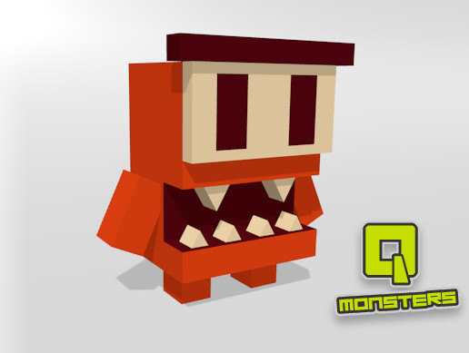 Block Monster Pack Low Poly – Free Download
