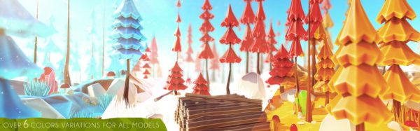 AAA Low Poly Forest – Free Download