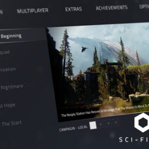SCI-FI GAME USER INTERFACE – Free Download