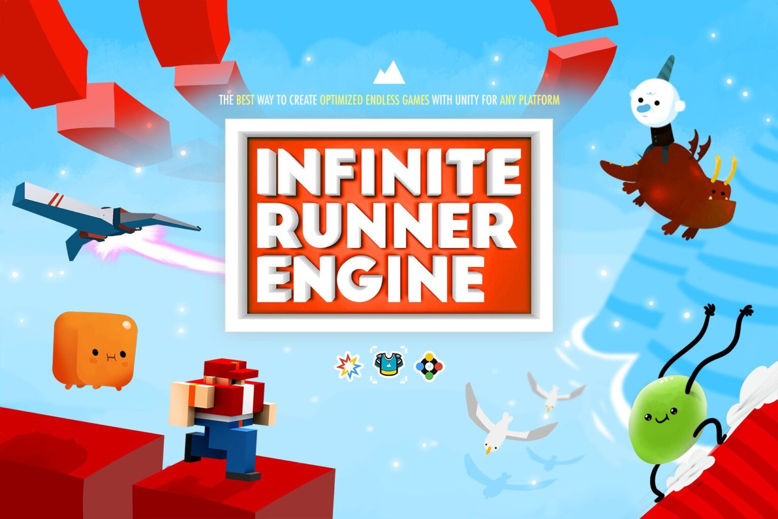 2D+3D Infinite Runner Engine – Unity Assets FREEDOM CLUB